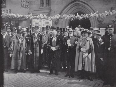 Lichfield Greenhill Bower, Samling for prosesjonen av J. Benjamin Stone