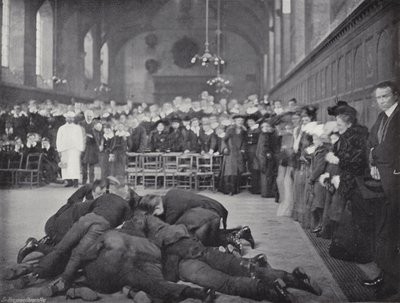 Pannekakekasting på Westminster School, The Greeze av J. Benjamin Stone