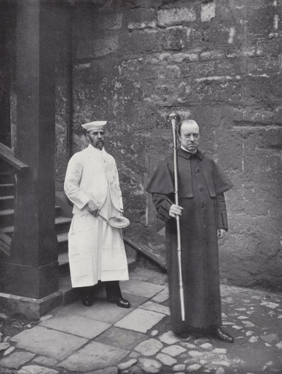 Pannekakekasting på Westminster School, og henter inn pannekaken av J. Benjamin Stone