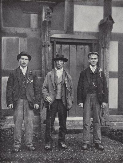 Stratford-on-Avon Mop, står for Hire av J. Benjamin Stone