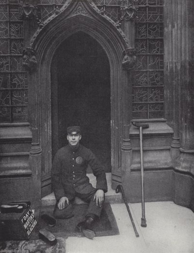 The Bootblack av Underhuset av J. Benjamin Stone