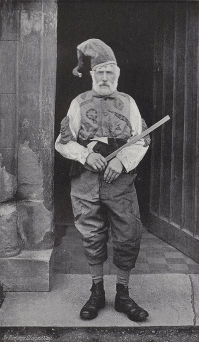 The Horn Dance, Abbots Bromley, the Fool og Robin Hood av J. Benjamin Stone