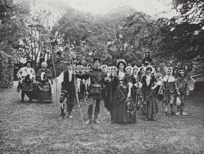 The Sherborne Pageant, Morris Dancers in the Greenwood av J. Benjamin Stone
