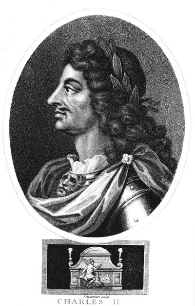 Charles II, konge av Storbritannia og Irland 1660-1685, c1810 av J. Chapman