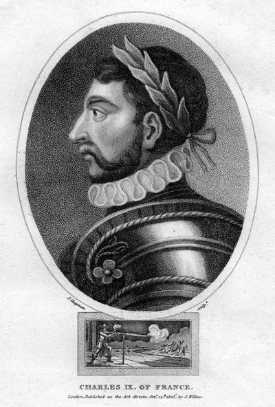 Charles IX, konge av Frankrike, 1805. av J. Chapman