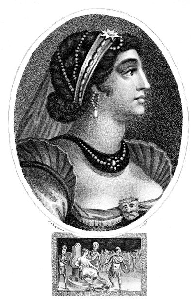 Cleopatra, dronning av Egypt, 1804. av J. Chapman