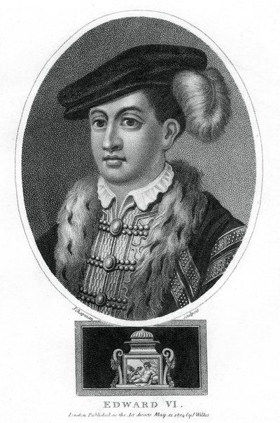 Edward VI, King of England, 1804. av J. Chapman