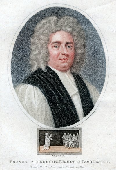 Francis Atterbury , engelsk mann av bokstaver, politiker og biskop, 1798. av J. Chapman