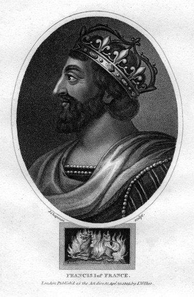 Frans I, konge av Frankrike, 1805. av J. Chapman
