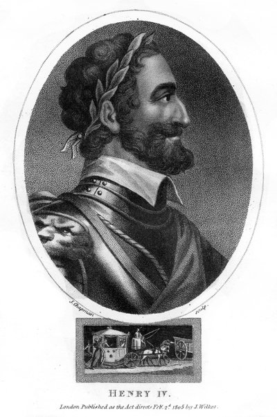 Henrik IV, konge av Frankrike, 1805. av J. Chapman