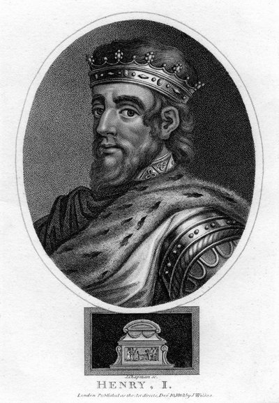 Henry I, konge av England, 1803. av J. Chapman