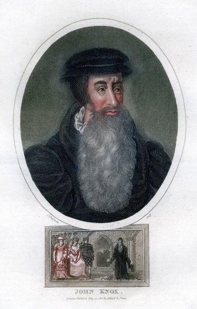 John Knox , skotsk religiøs reformator, 1812. av J. Chapman
