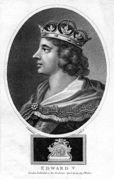Kong Edward V av England, 1804. av J. Chapman
