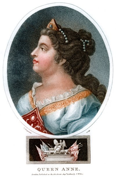 Dronning Anne 1665-1714, 1804. av J. Chapman