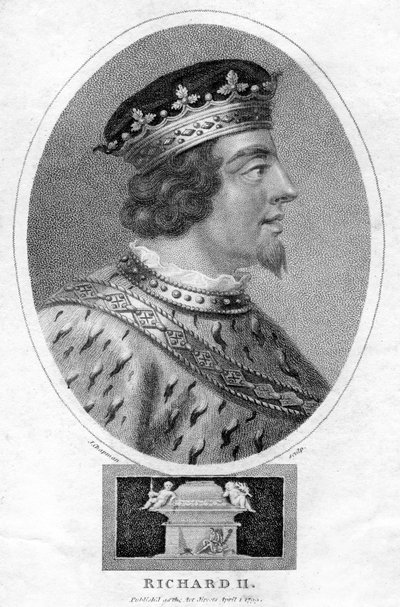 Richard II, konge av England, 1799. av J. Chapman