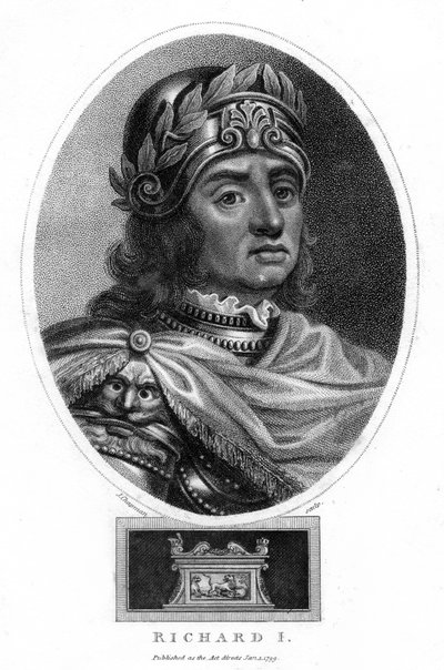 Richard I, konge av England, 1799. av J. Chapman