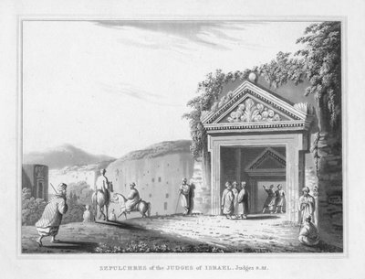 Israels dommeres graver. Dommere 8.32., 1830 av J. Clarke