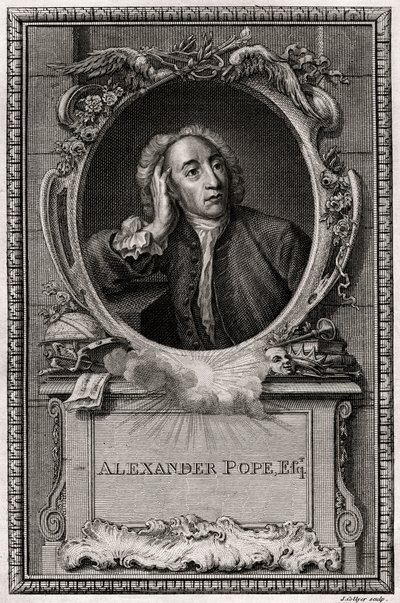 Alexander Pope, 1774 av J. Collyer