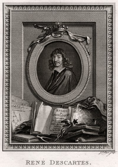 Rene Descartes, 1775 av J. Collyer