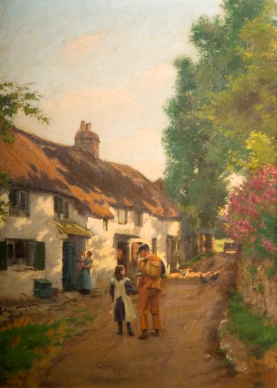 Home Along (Dashpers Lane, Brixham, Devon) av J. Cooke