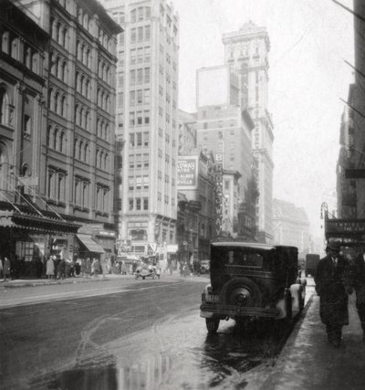 Broadway and the Times Building, New York City, USA, 1900-tallet av J. Dearden Holmes