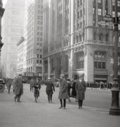 Lower Broadway, New York City, USA, 1900-tallet av J. Dearden Holmes