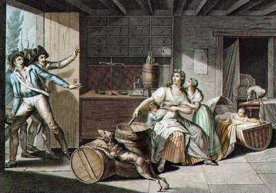 Episode of the Vendean war: a young woman from av J. F. (after) Cazenave