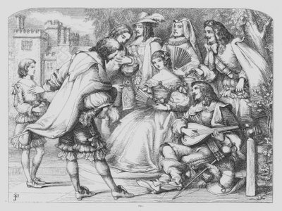John Milton, L'Allegro (gravering) av J. Franklin