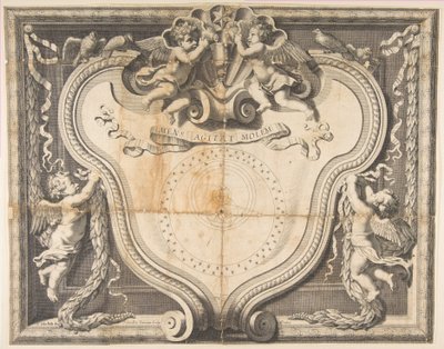 Det kopernikanske systemet, ca. 1639. av J Girardin