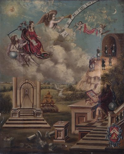 Mysteriene som her er vist, er bare kjent for en murer, 1700-tallet av J. Gruttenden