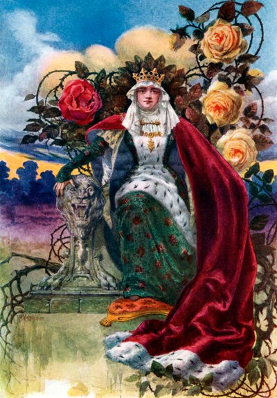 En dronning av roser, 1908-1909. av J. H. Valda
