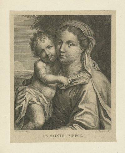 Maria setter snill The Blessed Virgin (tittel på objekt) av J. Haagen