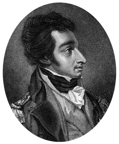 Admiral Sir William Sydney Smith 1764-1840, marinekommandør, 1837. av J. Hopwood