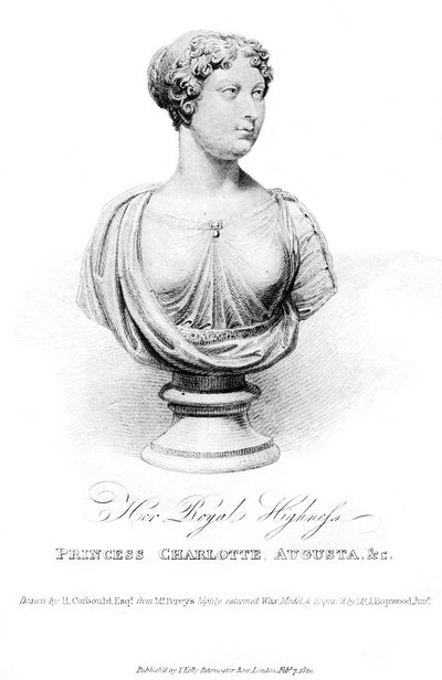 Prinsesse Charlotte Augusta, 1820 av J. Hopwood