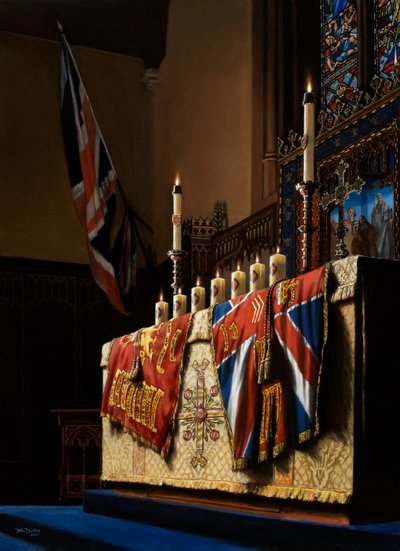 1 walisiske garder, 2000–16 (olje på lerret) av J Hugh L Beattie