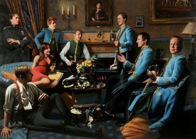 Portrett av et rot, 2000–2010 (olje på lerret) av J Hugh L Beattie