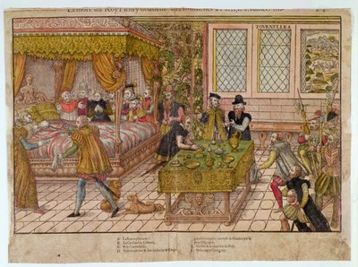 Henri IIs død (1519-59) 10. juli 1559 av J. J. and Tortorel, J. Perrissin