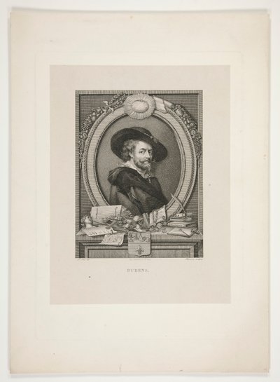 Portrett av Peter Paul Rubens av J. L. Benoist