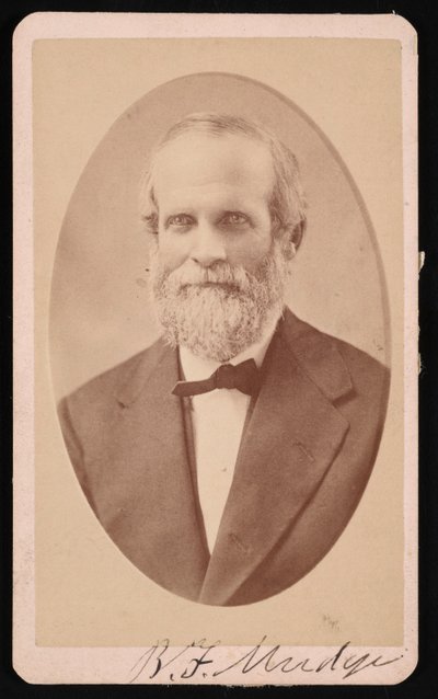 Portrett av Benjamin Franklin Mudge 1817-1879, juli 1873. av J Lee Knight