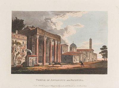 Antoninus og Faustinas tempel av J. Merigot