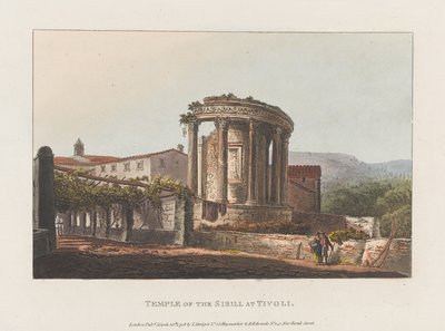 Sibyltempelet i Tivoli av J. Merigot