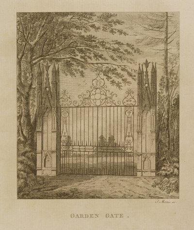 Hageport på Strawberry Hill av J. Morris