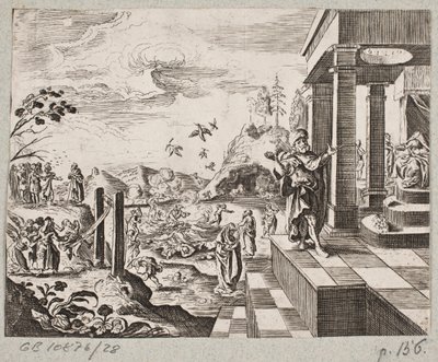 Illustrasjon til Adam Olearius, "Persisk Rosenthal av en genial poet Schich Saadi […]", Schleswig 1660 av J. Muller