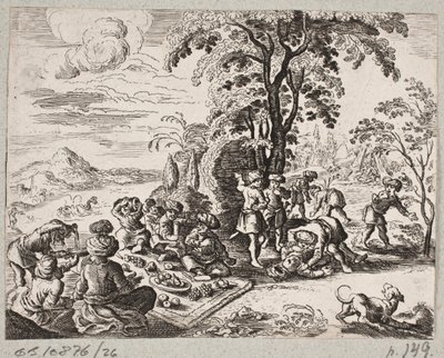 Illustrasjon til Adam Olearius, "Persisk Rosenthal av en genial poet Schich Saadi […]", Schleswig 1660 av J. Muller