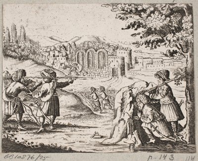 Illustrasjon til Adam Olearius, "Persisk Rosenthal av en genial poet Schich Saadi […]", Schleswig 1660 av J. Muller