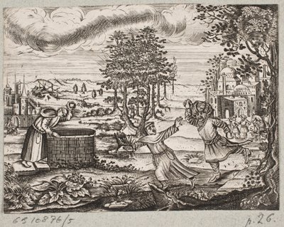 Illustrasjon til Adam Olearius, "Persisk Rosenthal av en genial poet Schich Saadi […]", Schleswig 1660 av J. Muller