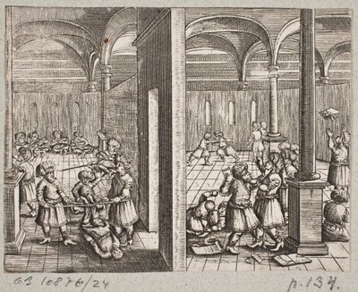 Illustrasjon til Adam Olearius, "Persisk Rosenthal av en genial poet Schich Saadi […]", Schleswig 1660 av J. Muller