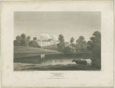 Enville Hall: gravering, nd [c 1814] (trykk) av John Preston Neale
