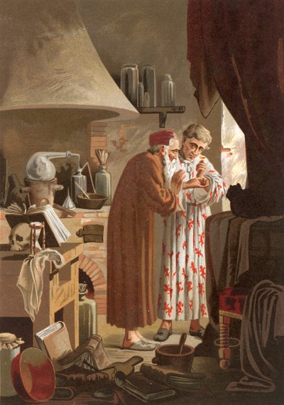 Helmont mottok en alkymist som ga ham de vises stein av J. Presno