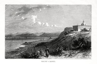 Karmelfjellet, Israel, 1800-tallet. av J. Quartley
